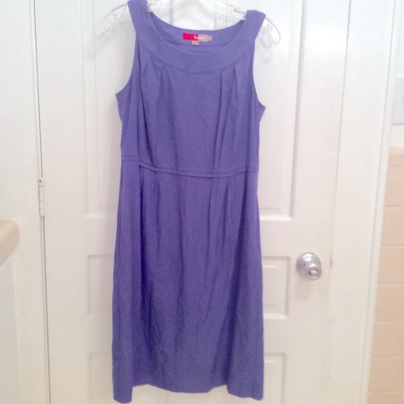 Boden Dresses & Skirts - Boden Sheath Dress Sleeveless Purple Silk Blend 12